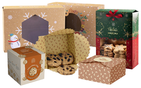 holiday cookie boxes